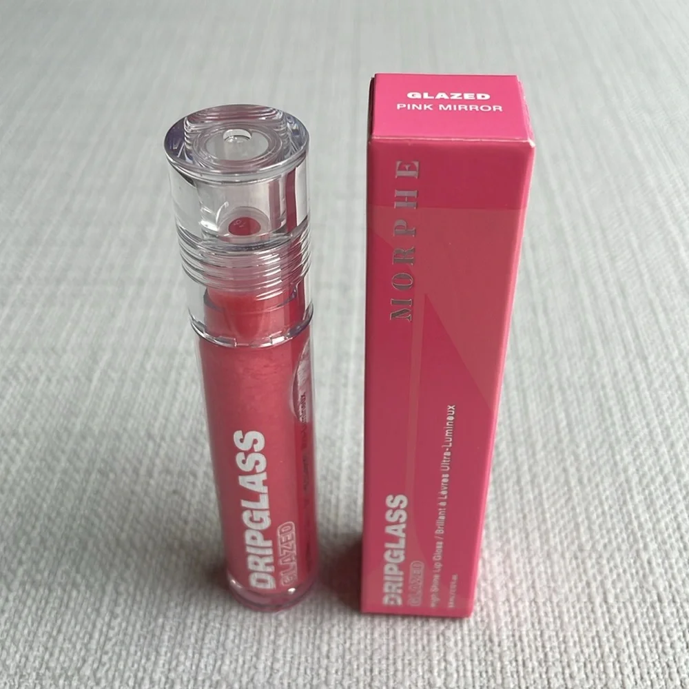 Morphe DRIPGLASS GLAZED high shine lip gloss - pink mirror